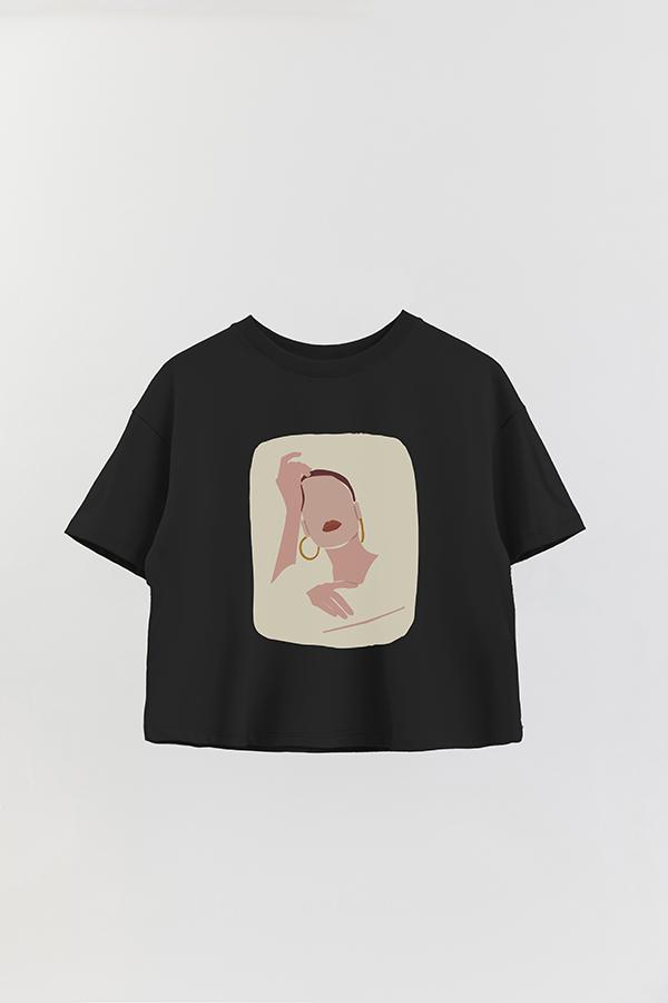 REMERA CROP ESTAMPADA ART 83