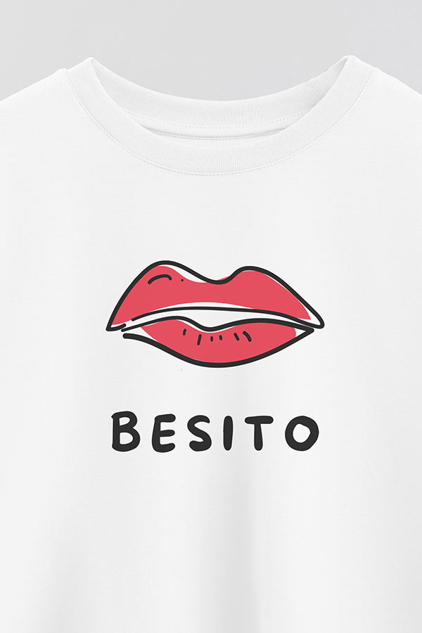 REMERA CROP ESTAMPADA RED BESITO