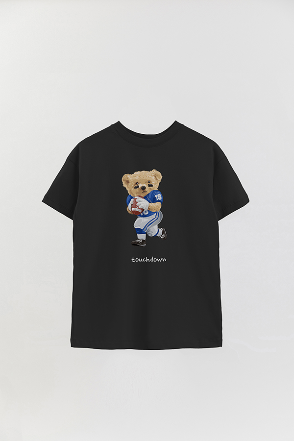 REMERA OVER ESTAMPADA UNISEX TEDDY AMERICAN FOOTBALL