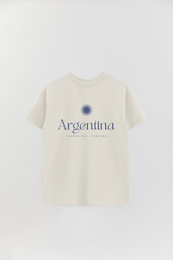 REMERA OVER ESTAMPADA ARG PV CÓRDOBA