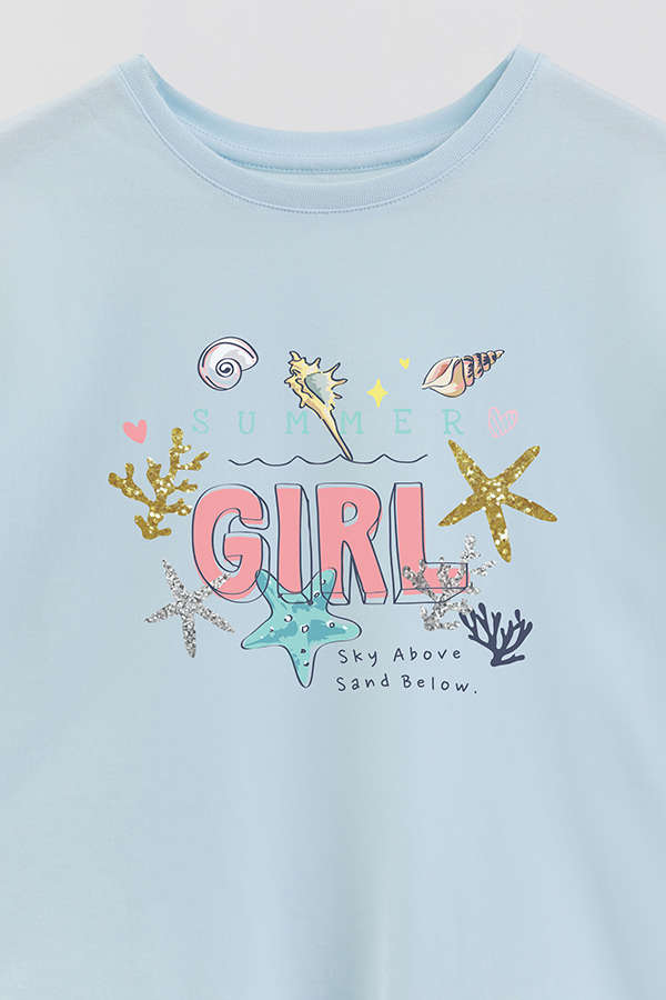 REMERA GIRL OVER SUMMER GIRL