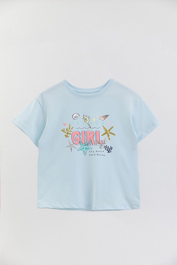 REMERA GIRL OVER SUMMER GIRL