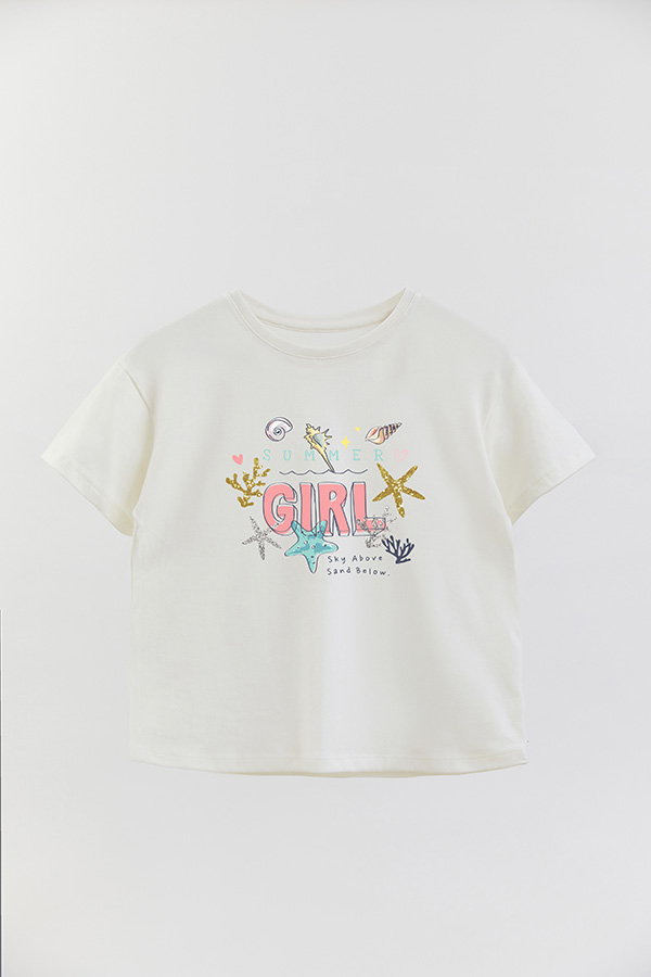 REMERA GIRL OVER SUMMER GIRL
