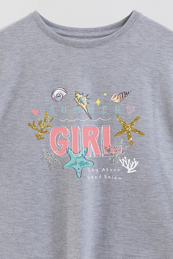 REMERA GIRL OVER SUMMER GIRL