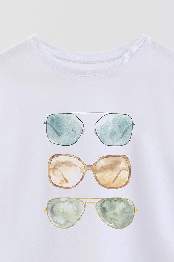 REMERA BOY OVER BEACH SUNGLASSES