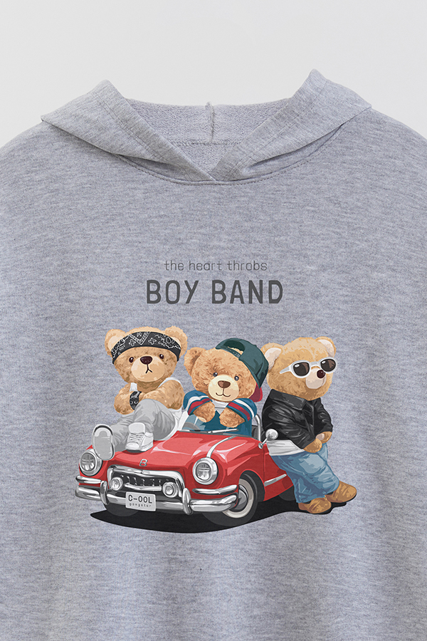 HOODIE RUSTICO KID TEDDY BOY BAND