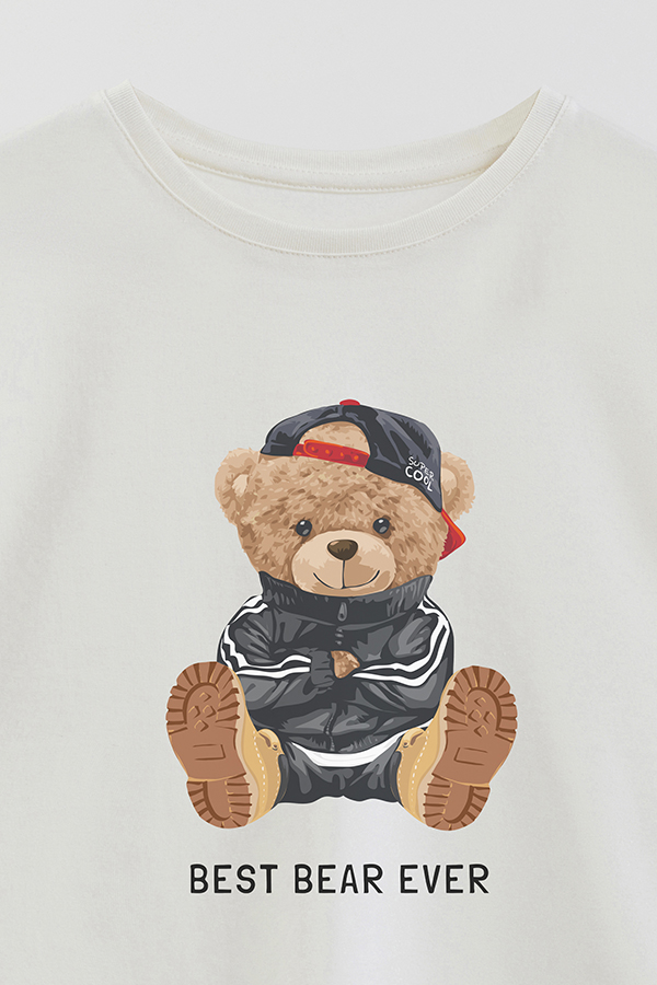 REMERA GB OVERSIZE TEDDY BEST BEAR EVER