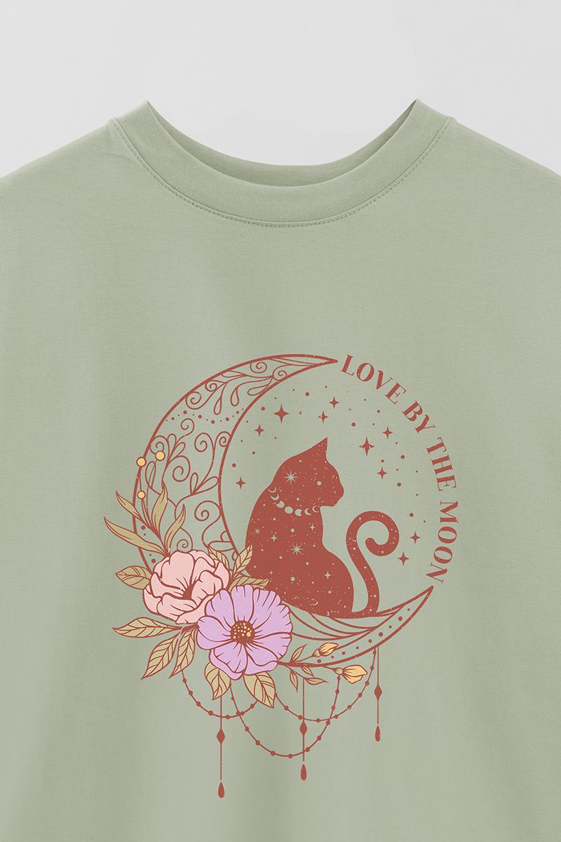REMERA OVER ESTAMPADA MST LOVE BY THE MOON