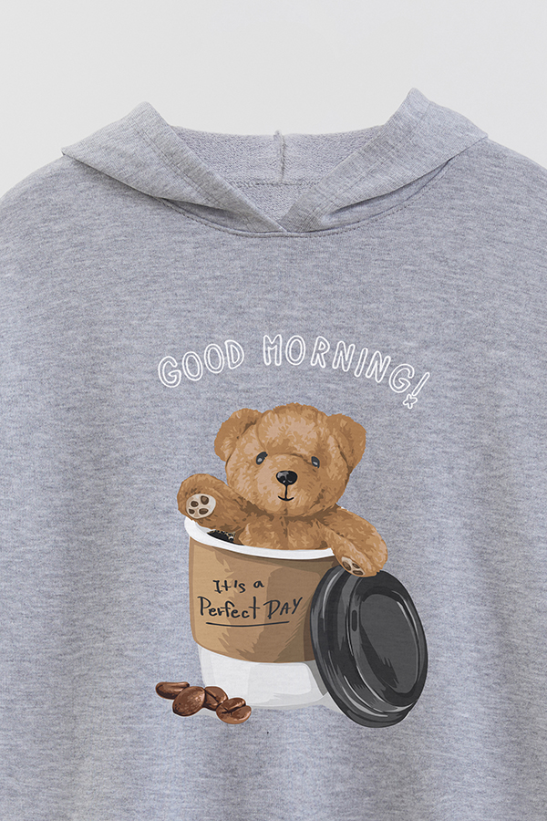 HOODIE RUSTICO KID TEDDY GOOD MORNING