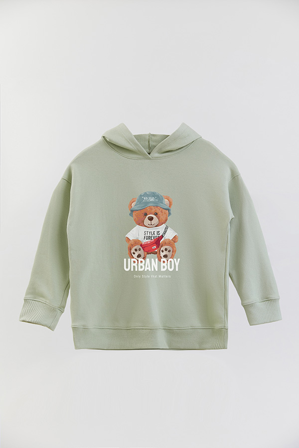 HOODIE RUSTICO KIDS TEDDY URBAN BOY