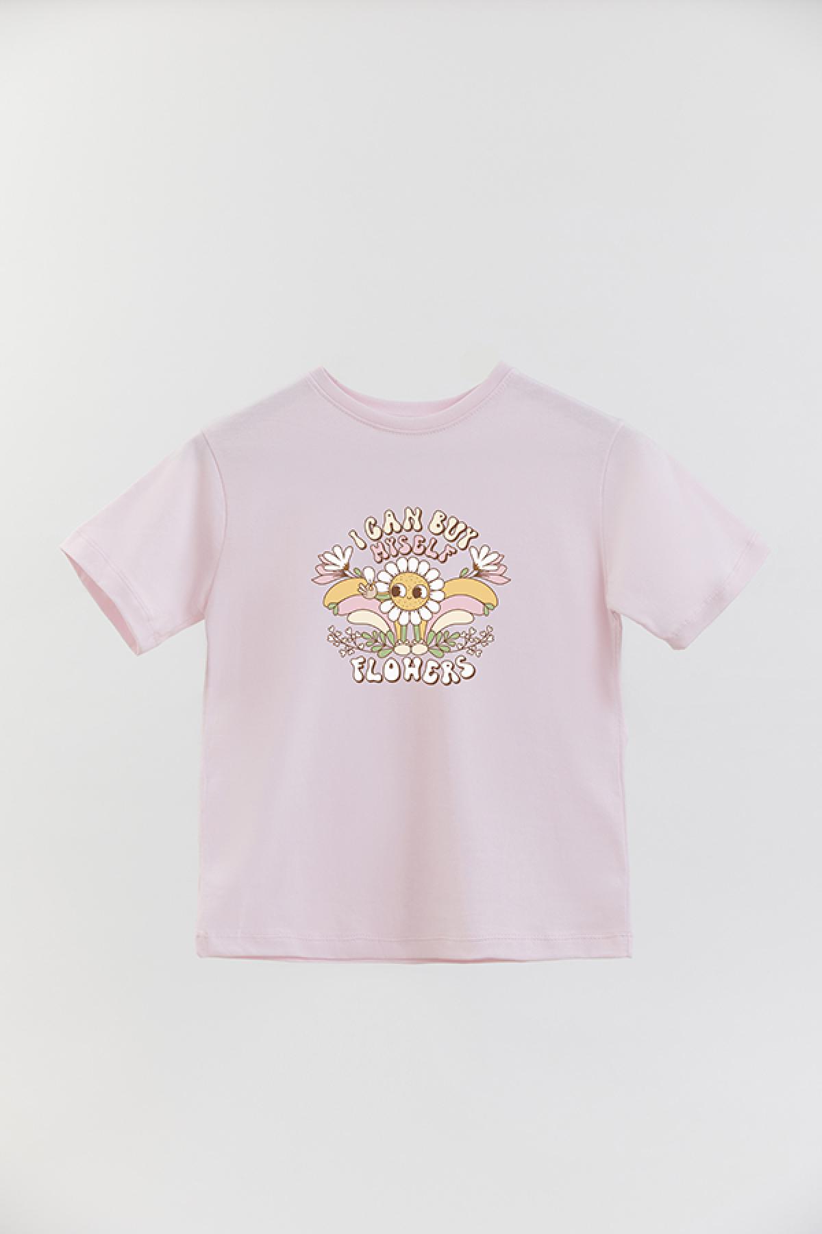 REMERA BASIC GIRL RT BUY MYSELF FLOWERS