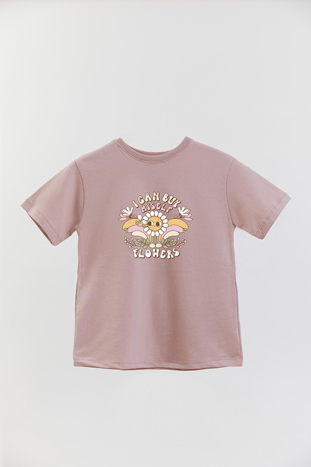 REMERA BASIC GIRL RT BUY MYSELF FLOWERS