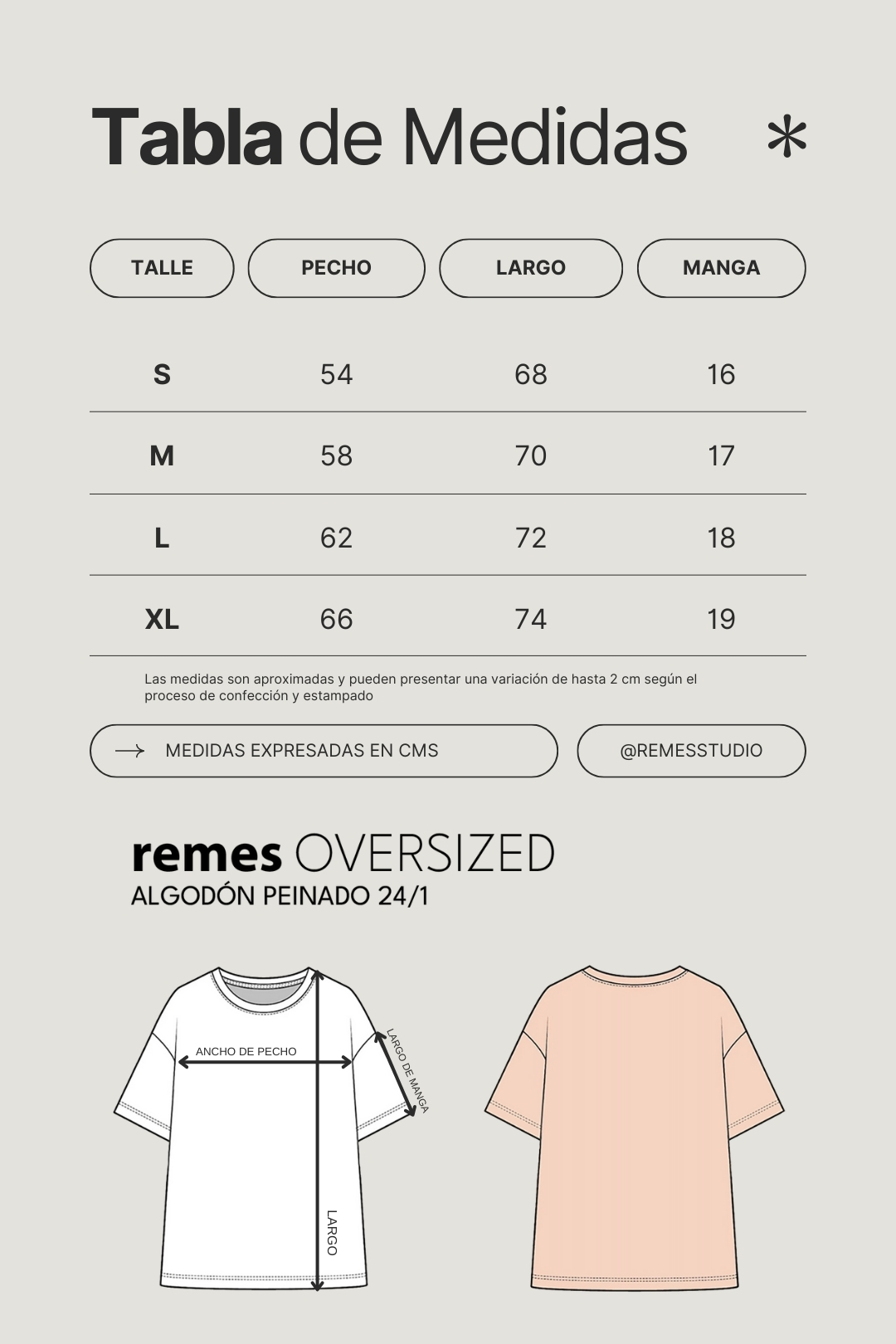 REMERA OVER ESTAMPADA WCV BEAUTIFUL MIND AND SOUL