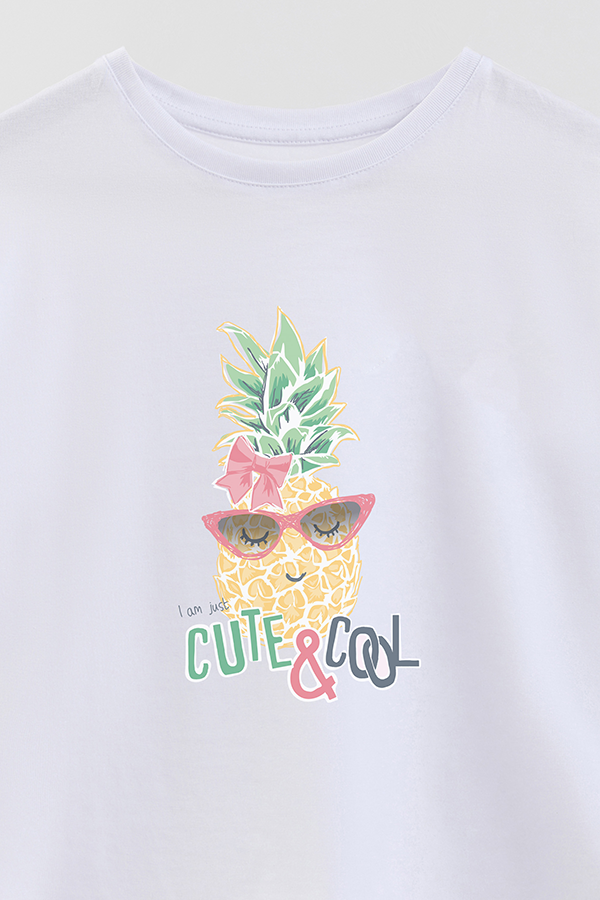 REMERA GIRL OVER CUTE AND COOL