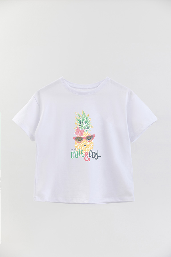 REMERA GIRL OVER CUTE AND COOL