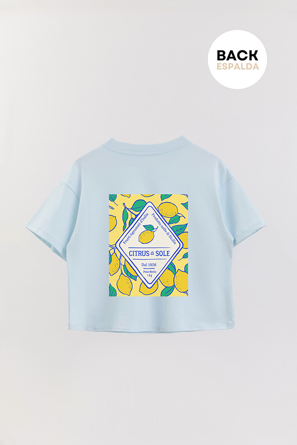 REMERA CROP FB ESTAMPADA CITRUS DI SOLE 2