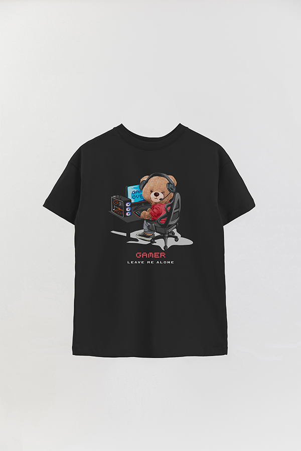 REMERA OVER ESTAMPADA UNISEX TEDDY GAMER