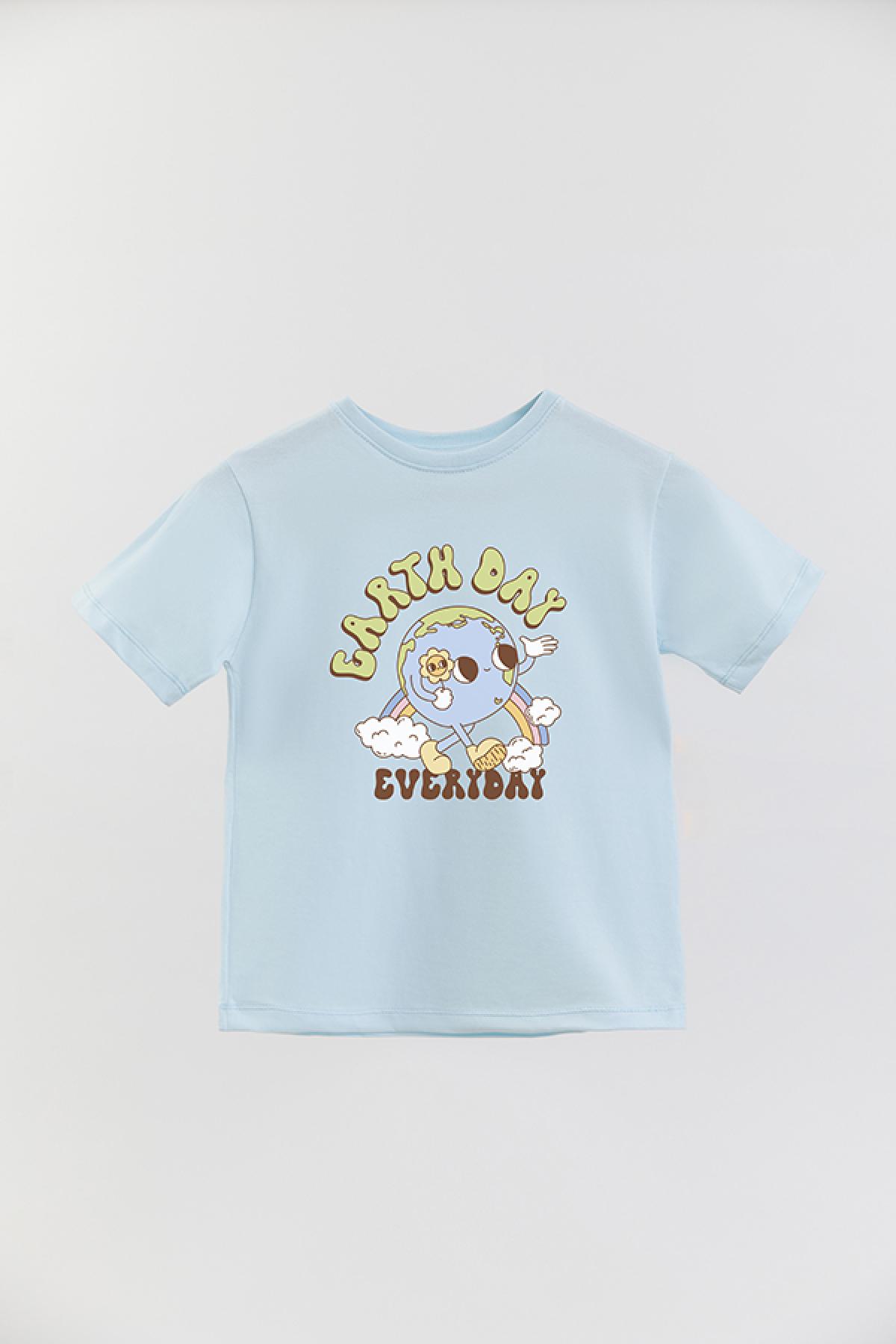 REMERA BASIC GIRL RT EARTHDAY EVERYDAY