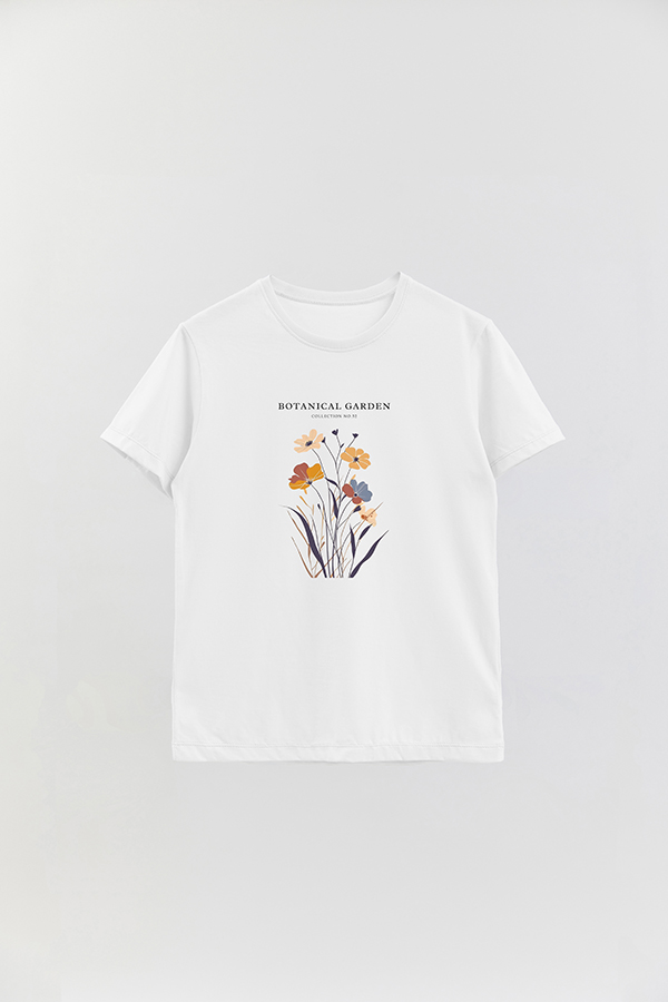 REMERA BASICA ESTAMPADA GARDEN 52