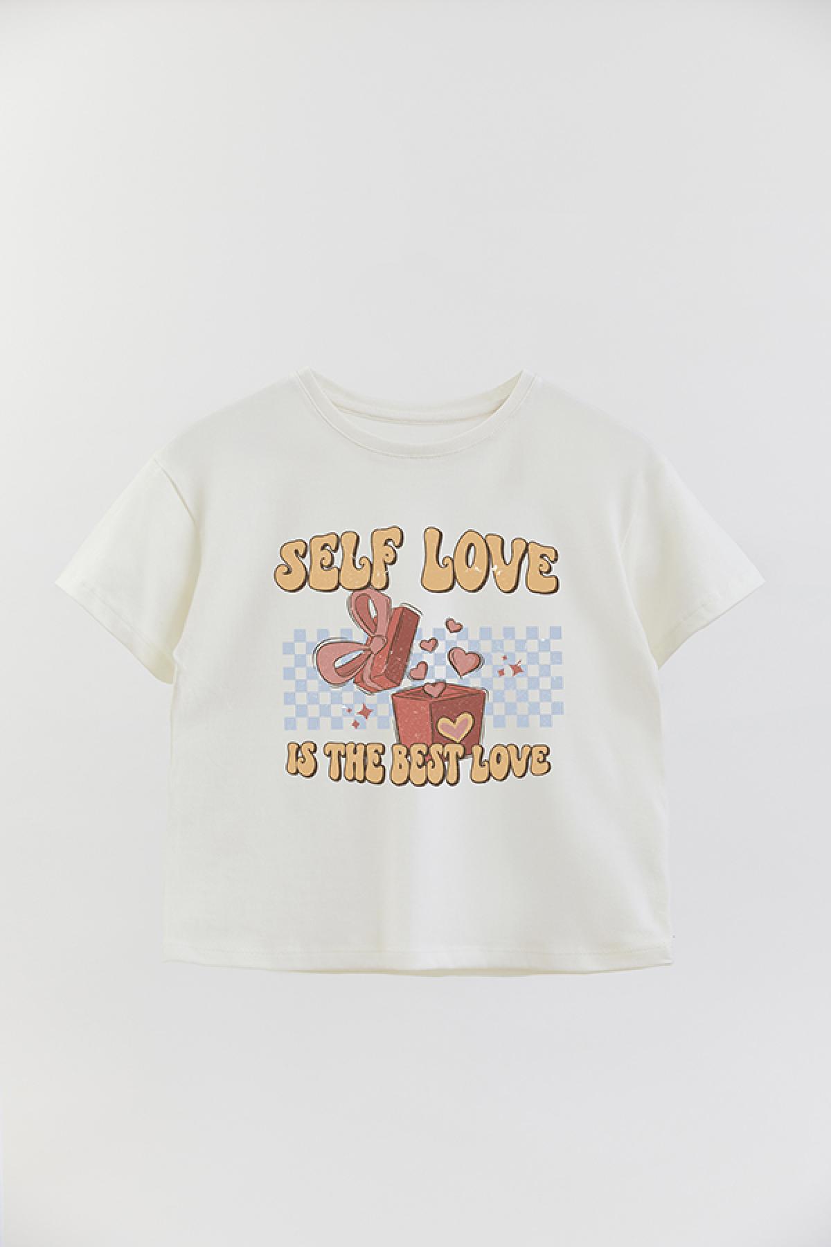 REMERA GIRL OVER RT SELF LOVE