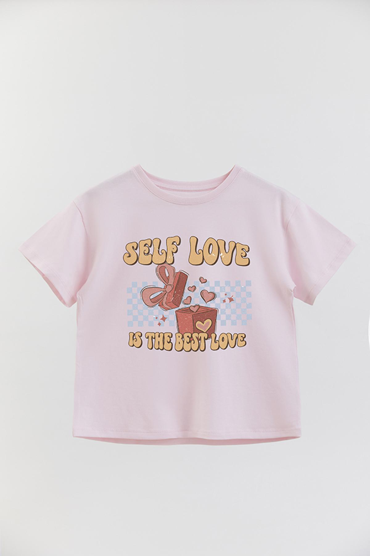 REMERA GIRL OVER RT SELF LOVE