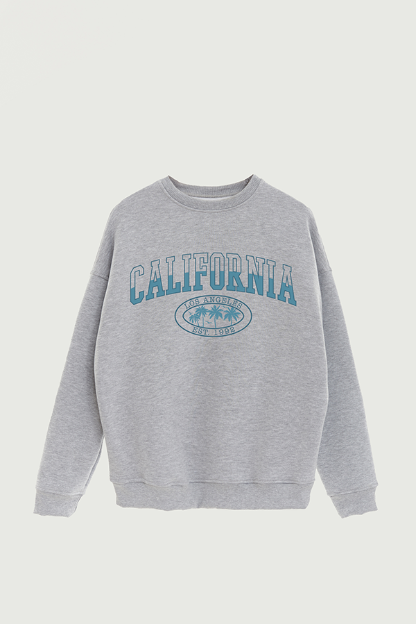 BUZO CREWNECK ESTAMPADO VARSITY CALIFORNIA LA