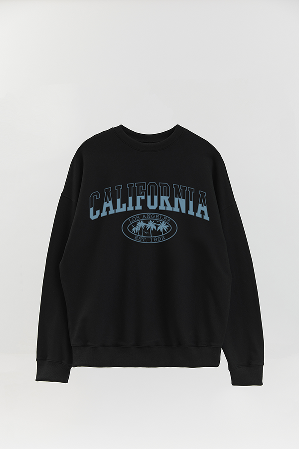 BUZO CREWNECK ESTAMPADO VARSITY CALIFORNIA LA