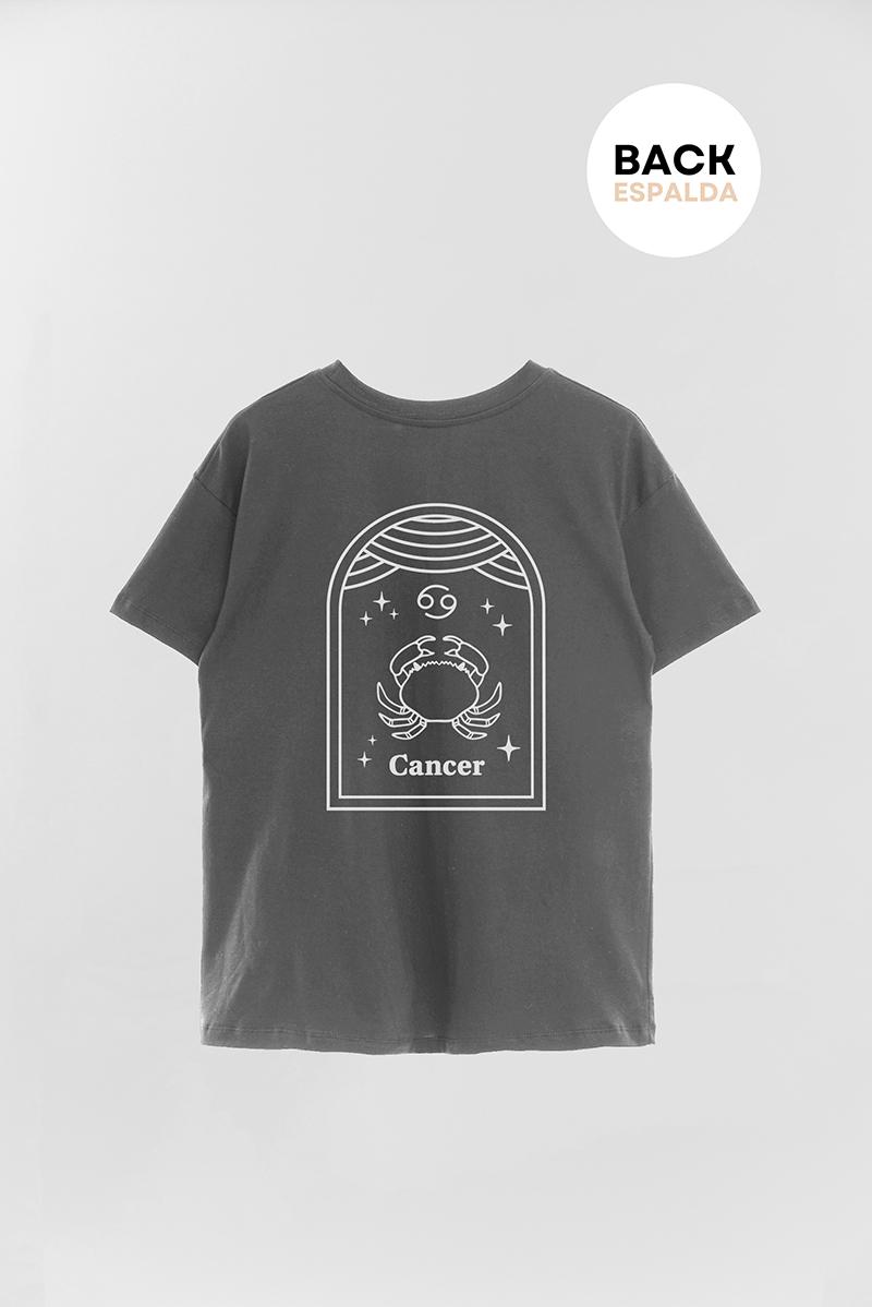 REMERA OVER ESTAMPADA UNISEX SIGNS CANCER