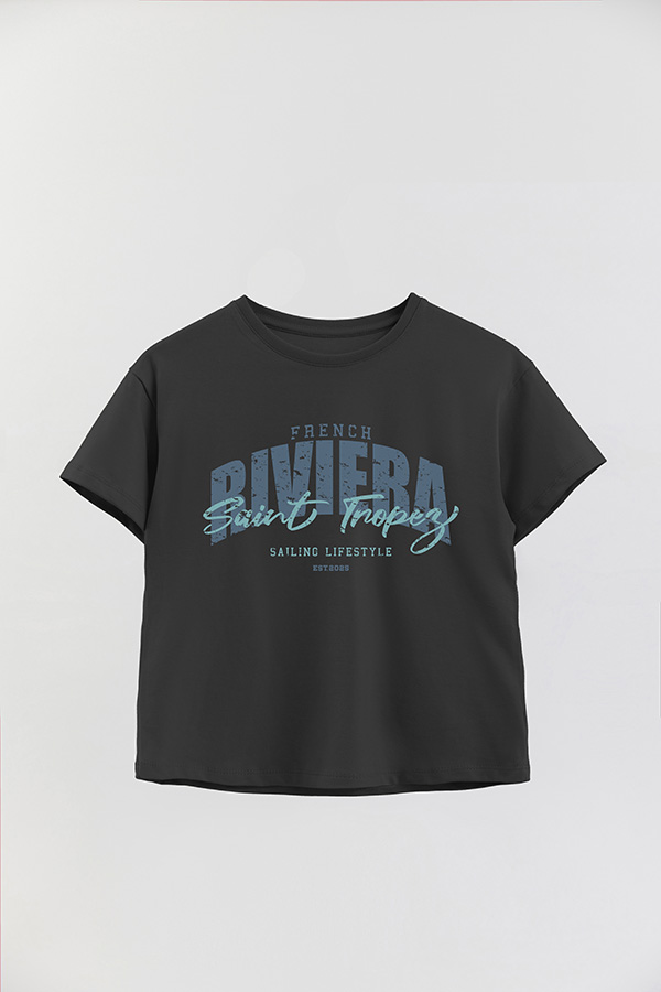 REMERA GIRL OVER RIVIERA