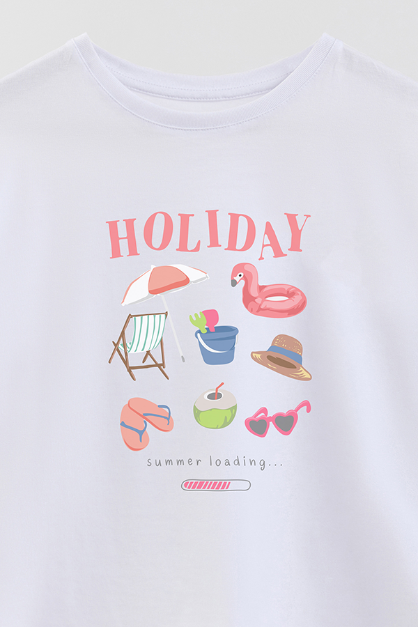 REMERA GIRL OVER HOLIDAY