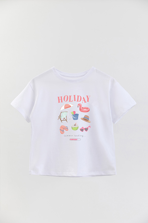 REMERA GIRL OVER HOLIDAY