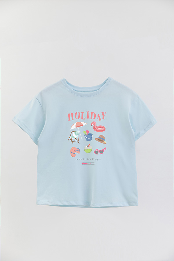 REMERA GIRL OVER HOLIDAY