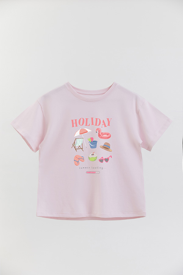 REMERA GIRL OVER HOLIDAY