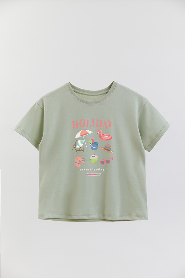 REMERA GIRL OVER HOLIDAY
