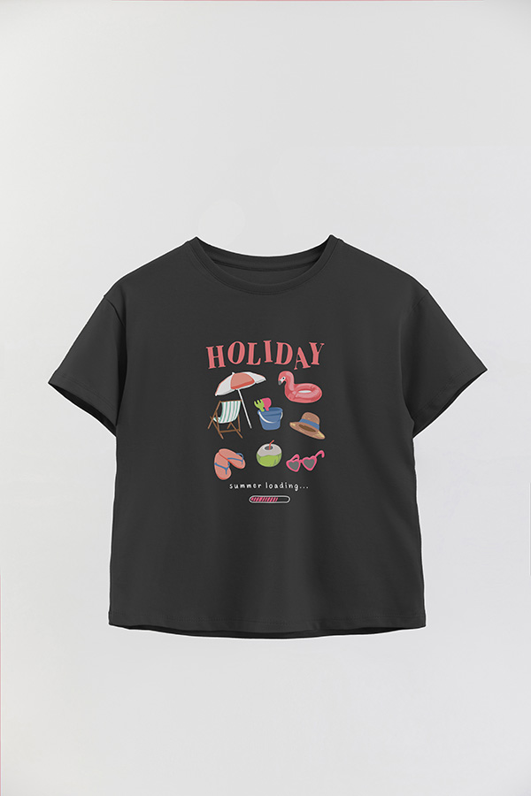 REMERA GIRL OVER HOLIDAY