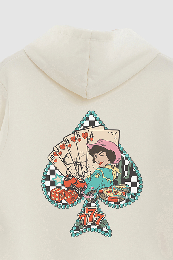 HOODIE ESTAMPADO WESTERN PINK 777