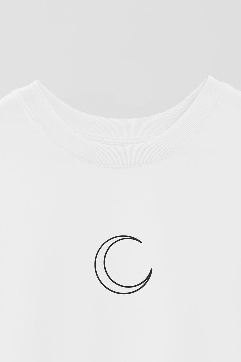 REMERA OVER ESTAMPADA UNISEX MOON