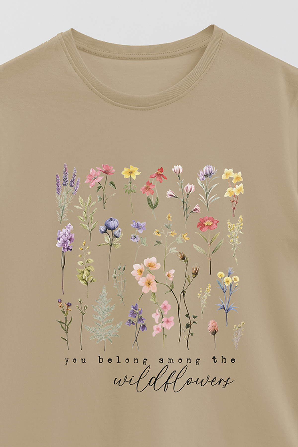 REMERA BASICA ESTAMPADA FLO2 AMONG THE WILDFLOWERS