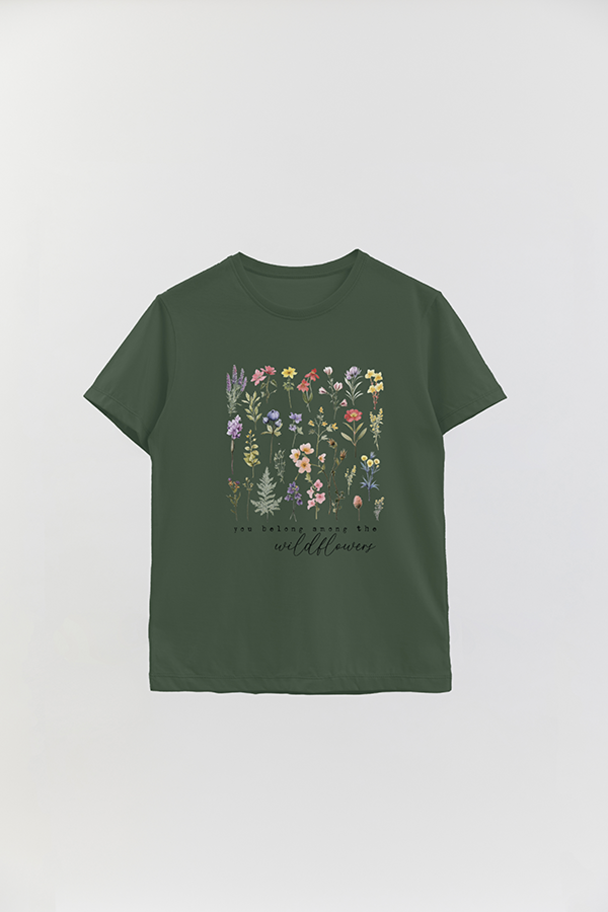 REMERA BASICA ESTAMPADA FLO2 AMONG THE WILDFLOWERS