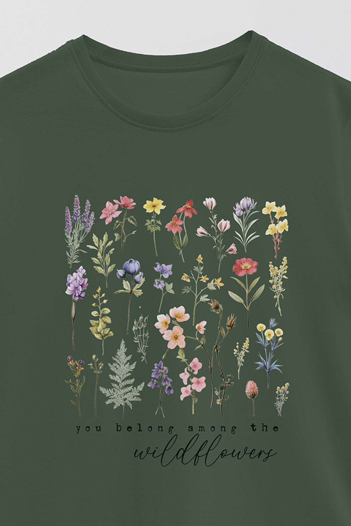 REMERA BASICA ESTAMPADA FLO2 AMONG THE WILDFLOWERS