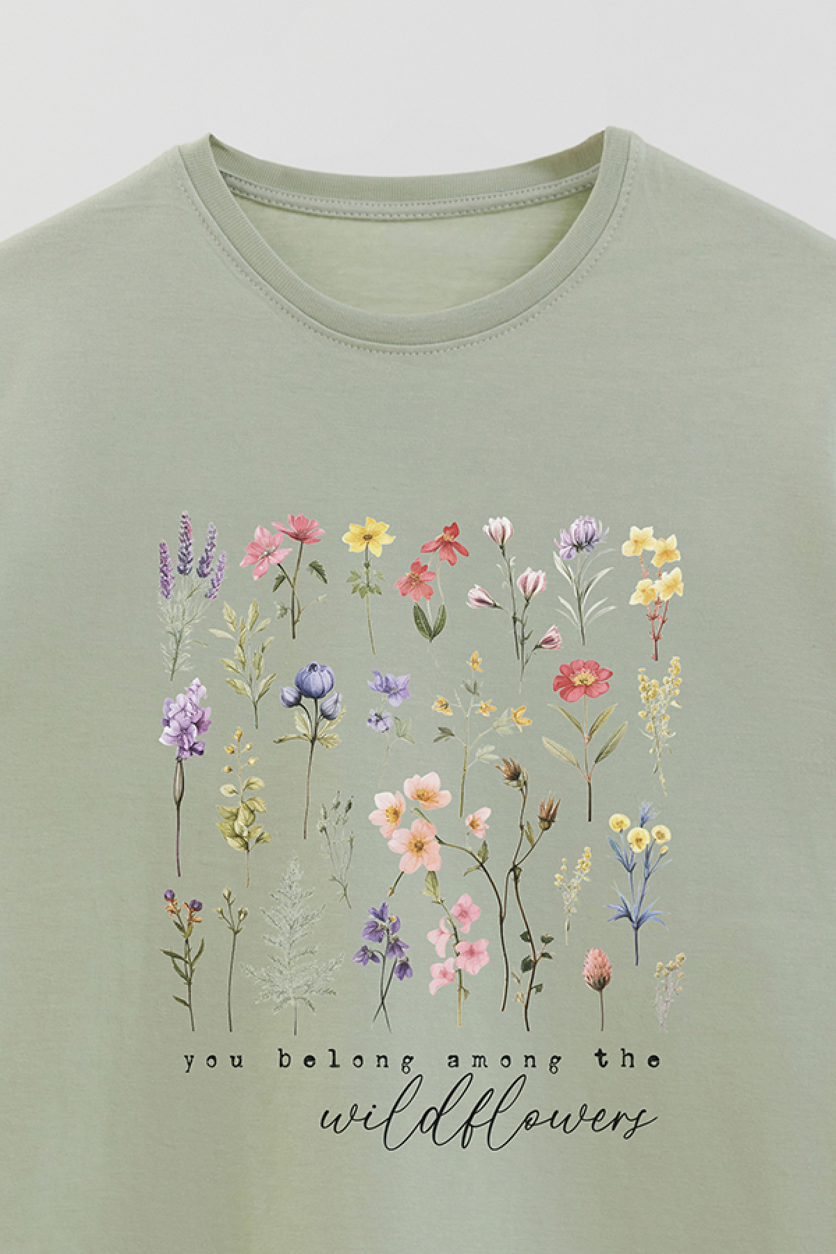 REMERA BASICA ESTAMPADA FLO2 AMONG THE WILDFLOWERS