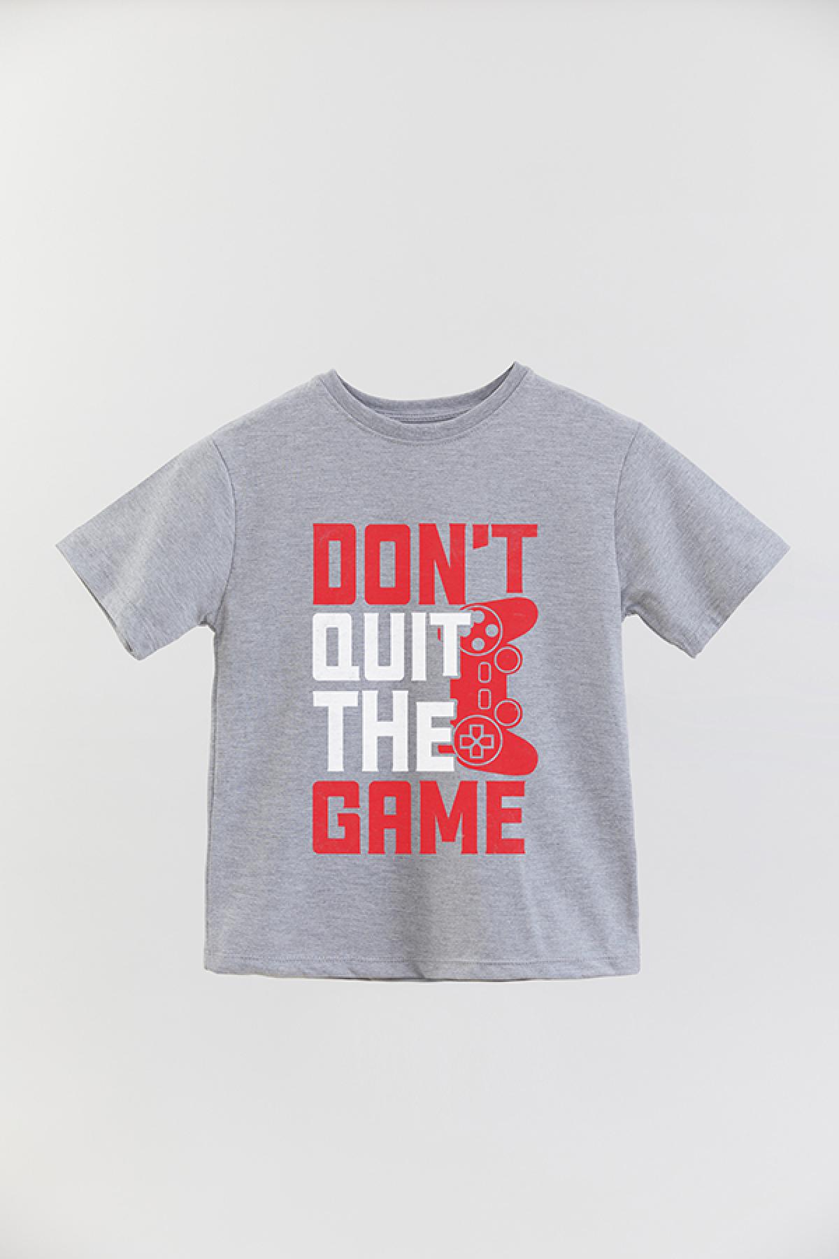 REMERA BASIC BOY GM DON'T QUIT THE GAME