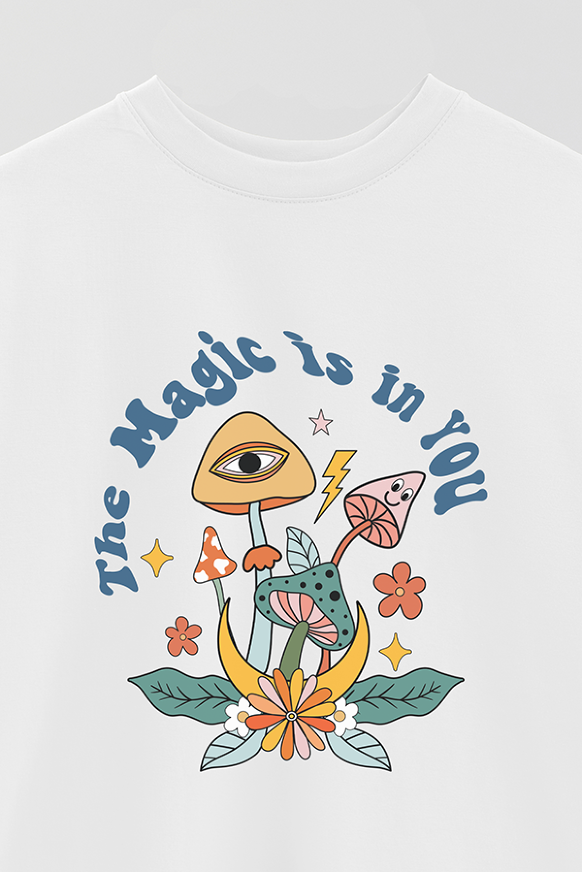 REMERA OVER ESTAMPADA BH2 THE MAGIC IS IN YOU