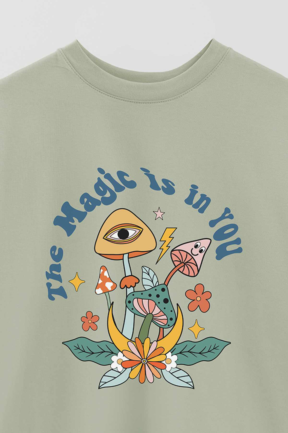 REMERA OVER ESTAMPADA BH2 THE MAGIC IS IN YOU