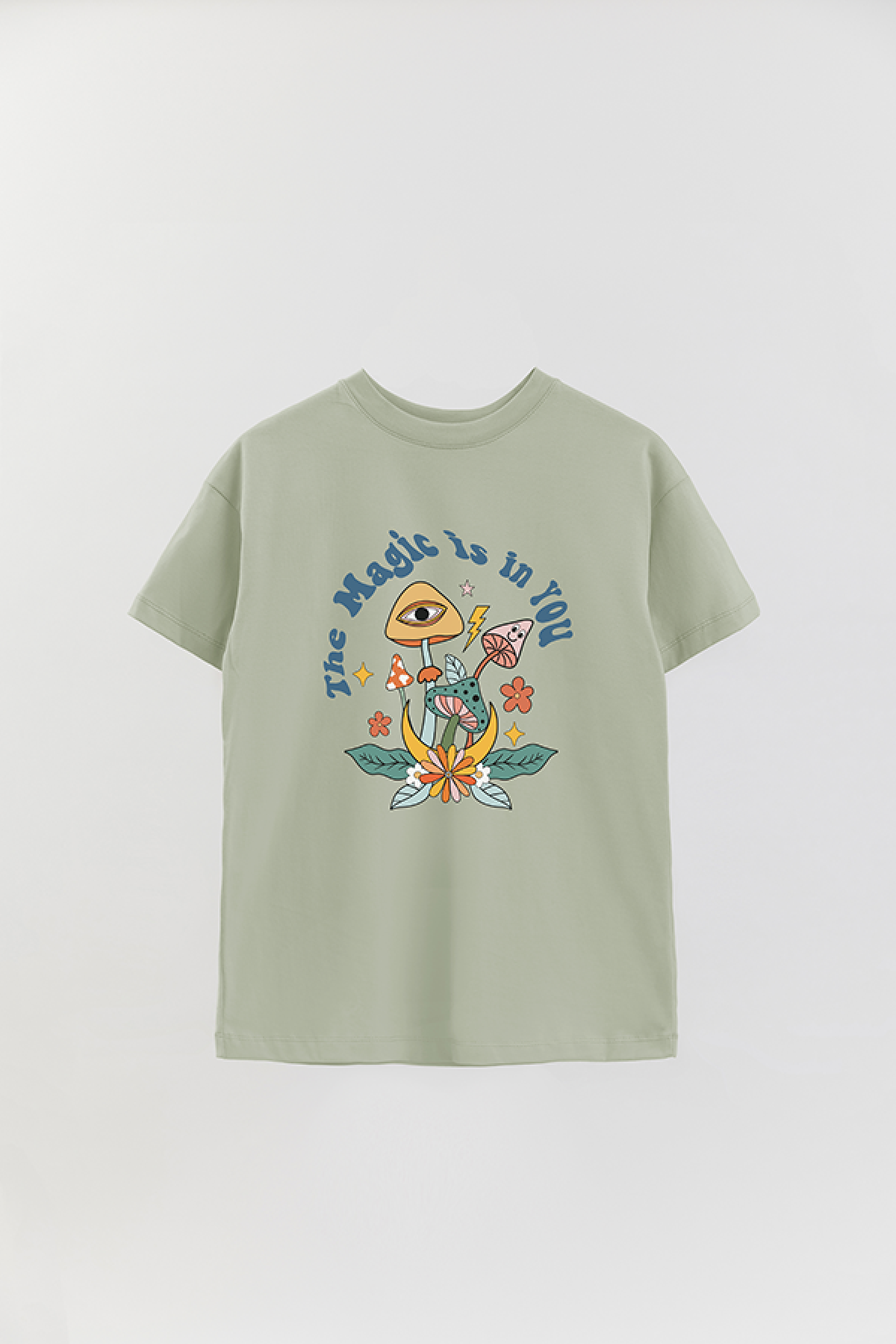 REMERA OVER ESTAMPADA BH2 THE MAGIC IS IN YOU