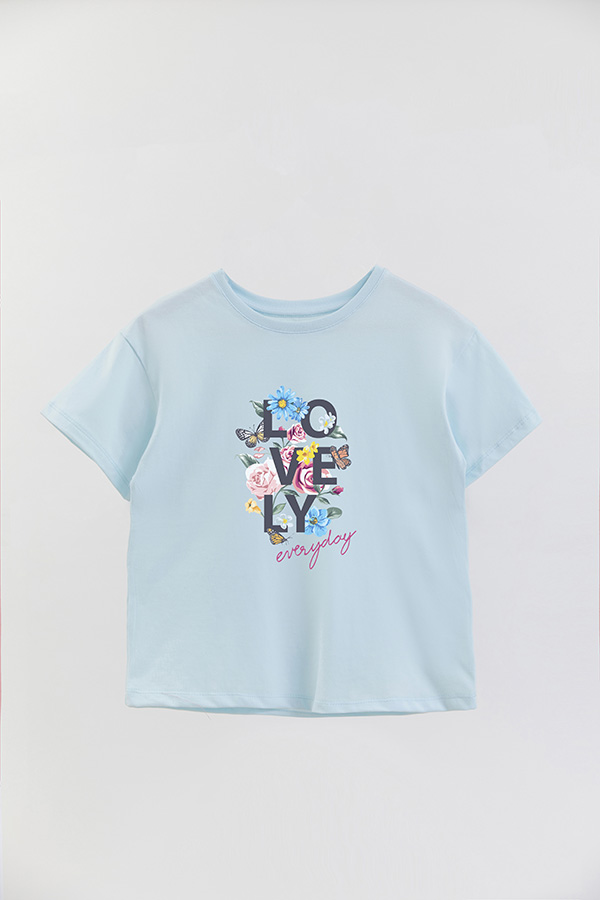 REMERA GIRL OVER LOVELY EVERYDAY