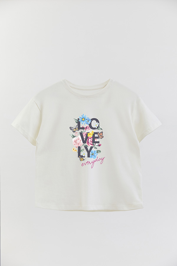 REMERA GIRL OVER LOVELY EVERYDAY