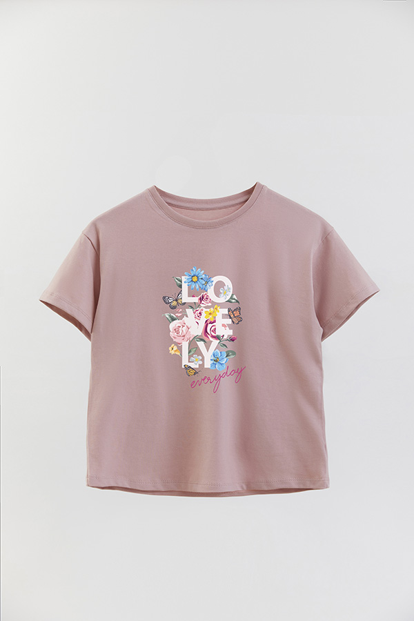 REMERA GIRL OVER LOVELY EVERYDAY