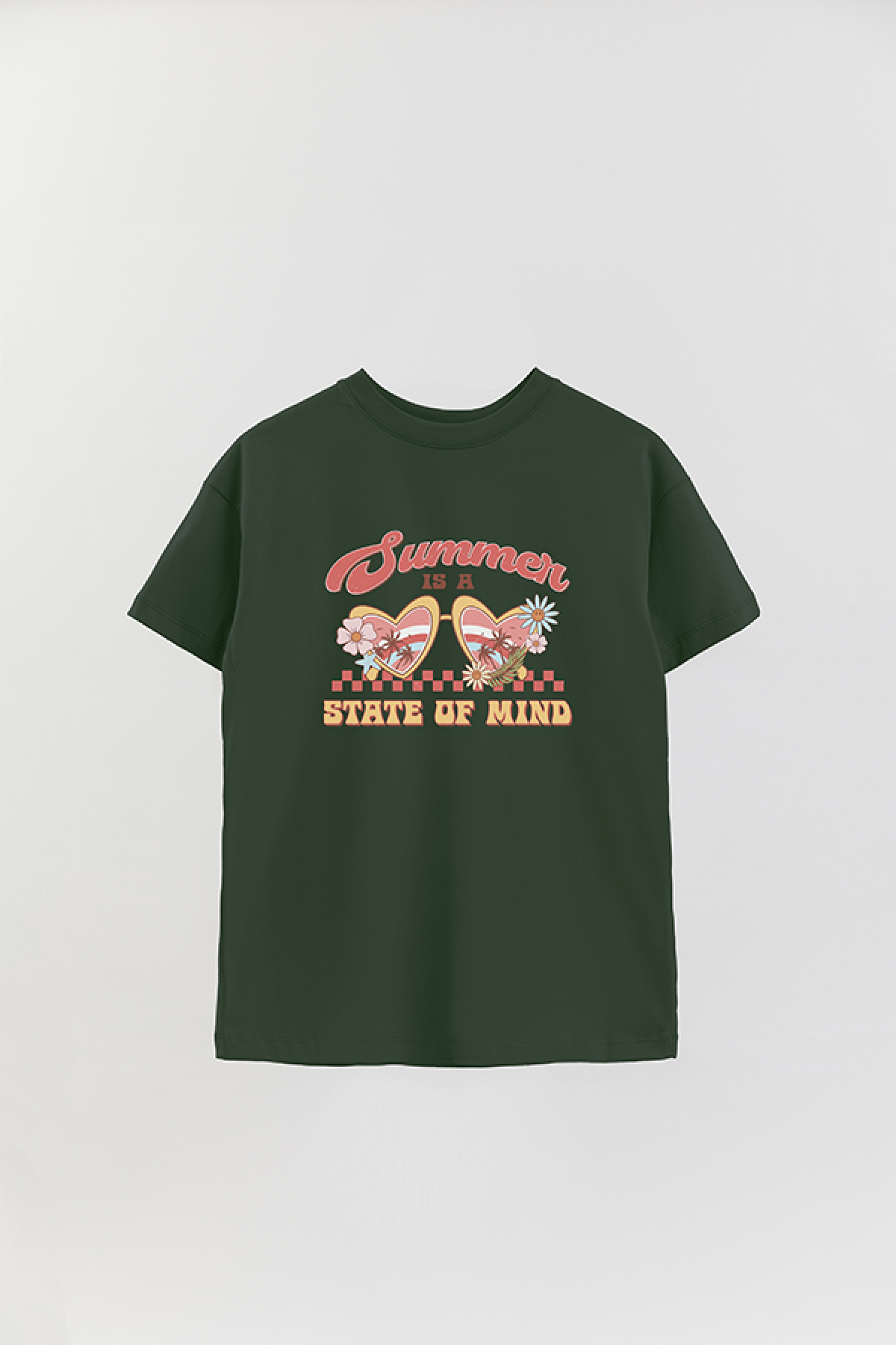 REMERA OVER ESTAMPADA RT SUMMER IS A STATE OF MIND