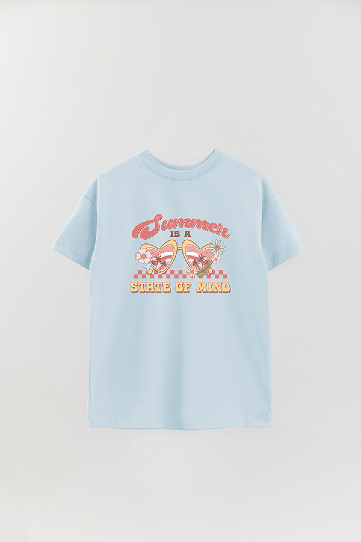 REMERA OVER ESTAMPADA RT SUMMER IS A STATE OF MIND